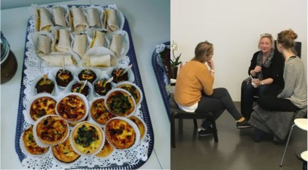 Buffet ist angerichtet