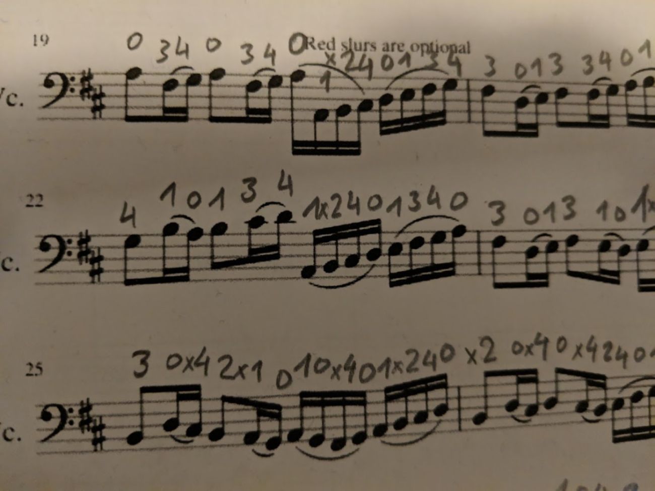 Noten Cello Multiple Sklerose Kognition