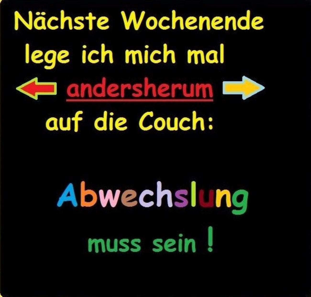 Grafik mit lustigem Spruch von Heike