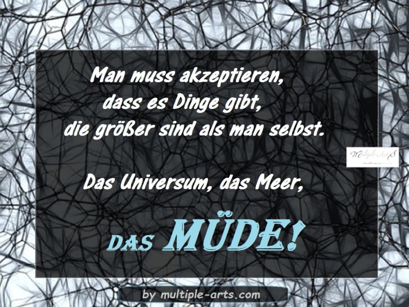 Spruch über Müdigkeit