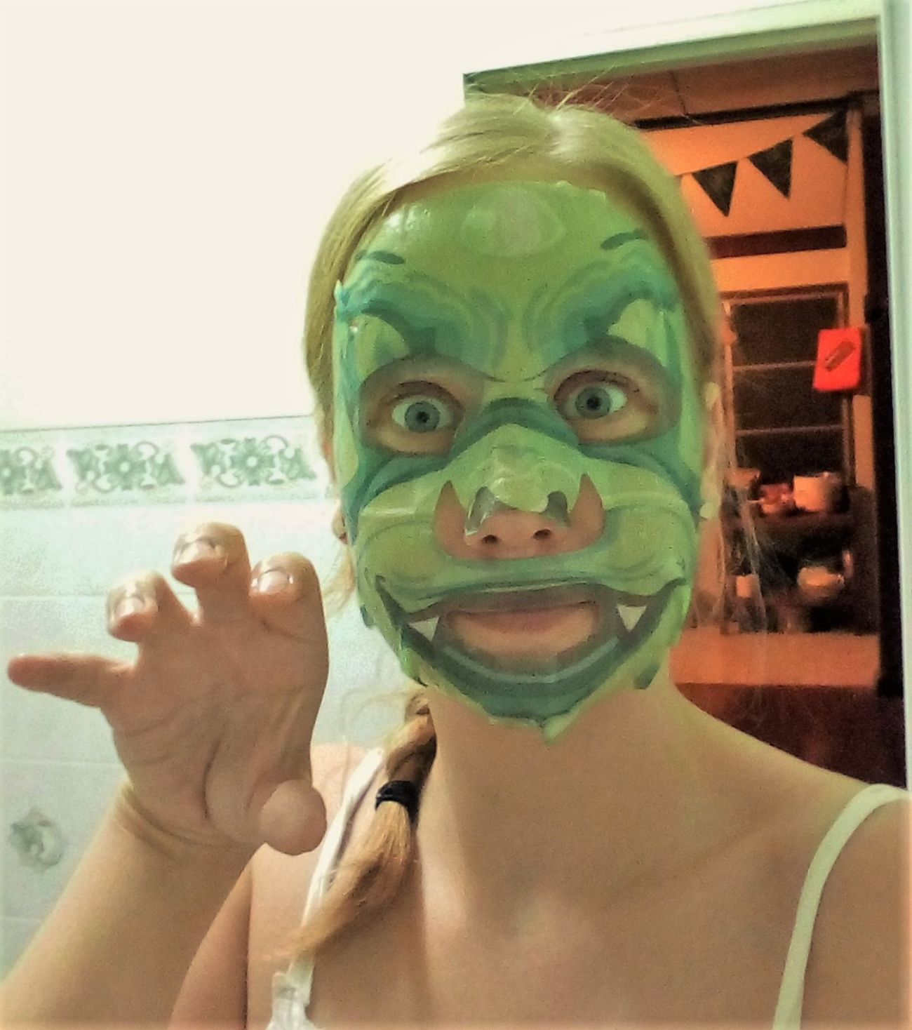 Entspannende Gesichtsmaske ;)