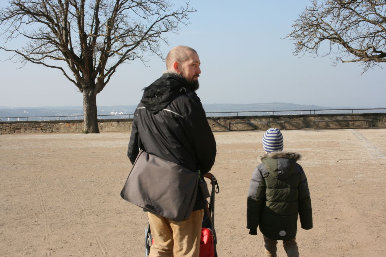 Ronnie mit seinem Sohn