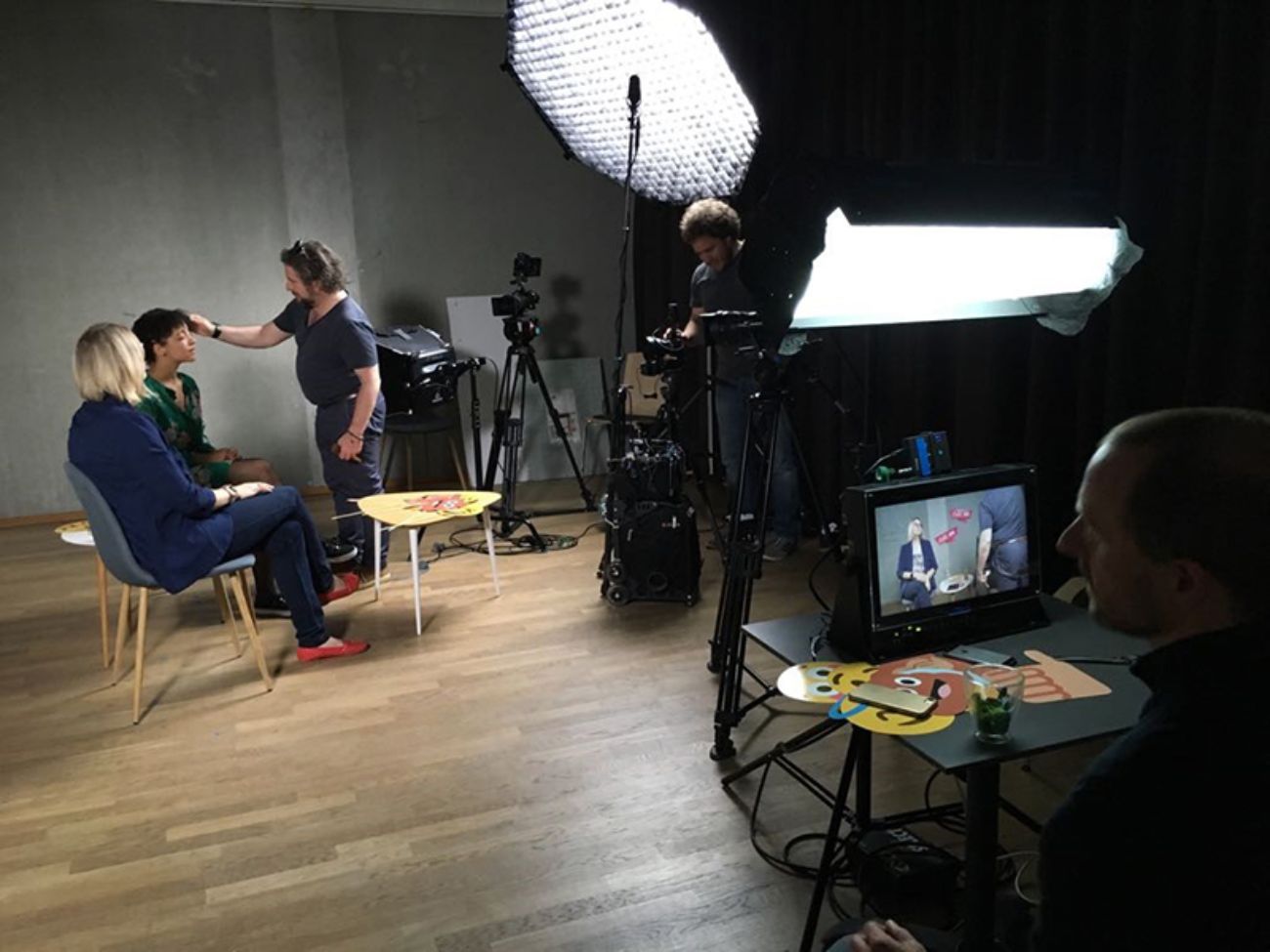 Dreh im Studio Nr. 1