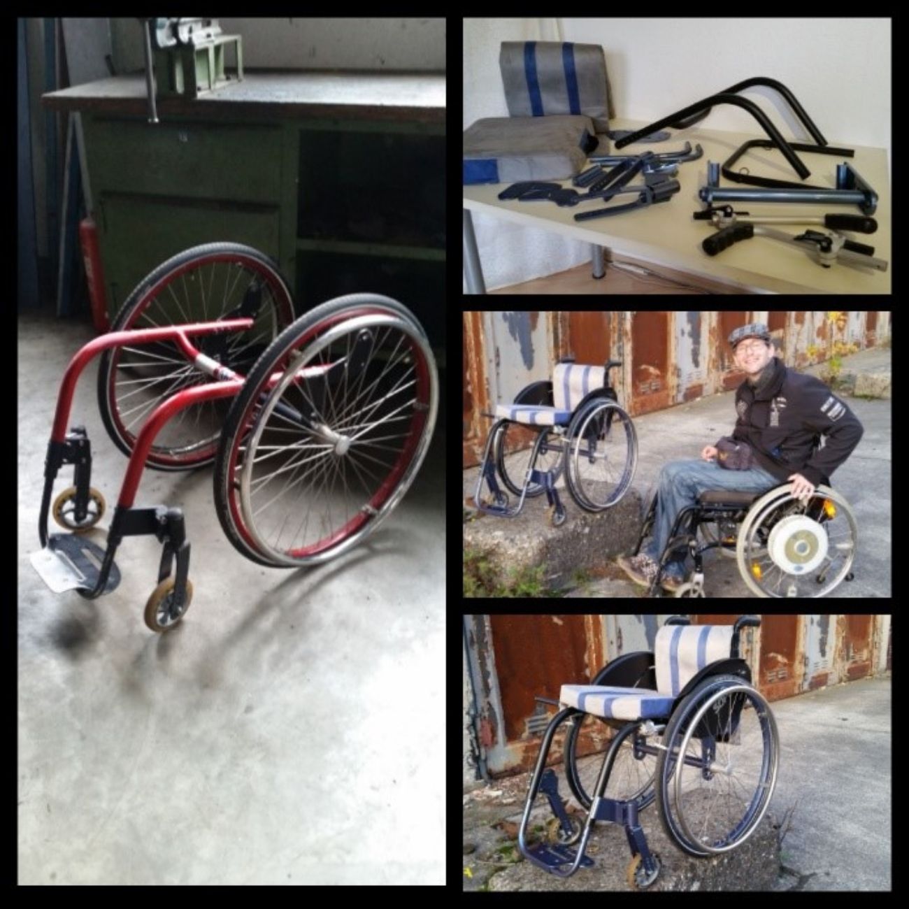 Schicker rollstuhl bei Multipler Sklerose