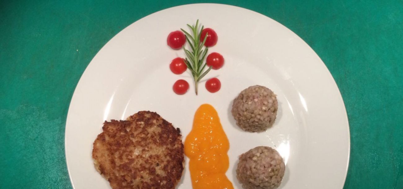 Teller mit Essen