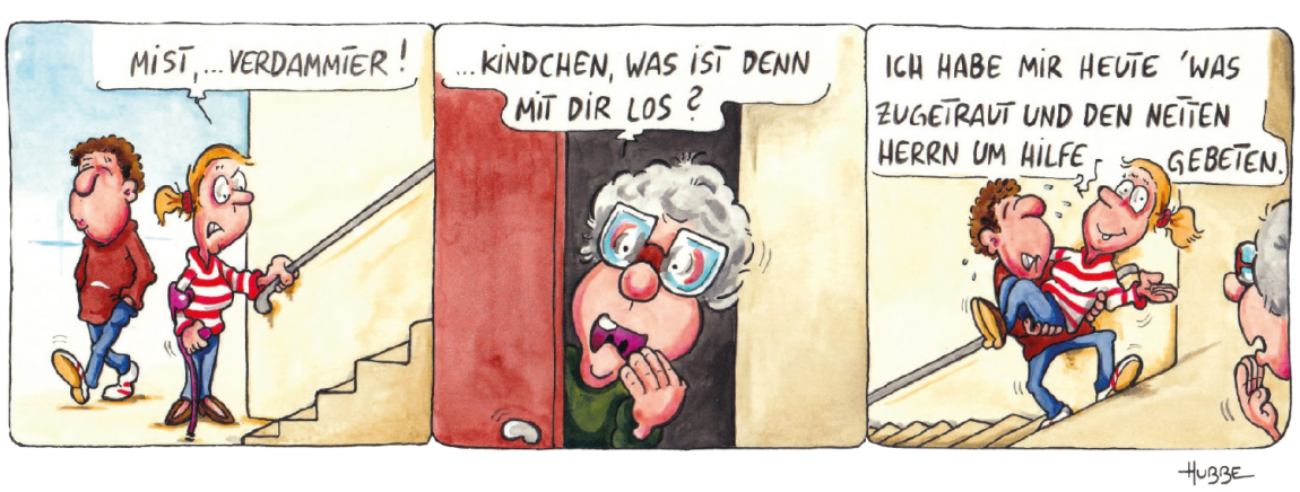 Comic trau dich