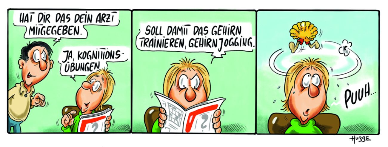 Comic Gehirnjogging