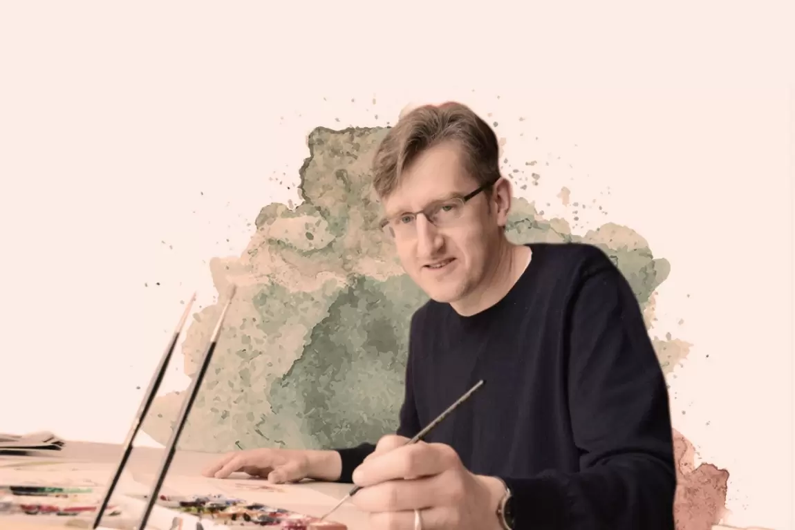 Cartoonist Phil Hubbe