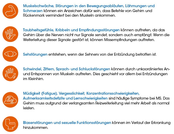 Symptome Übersicht