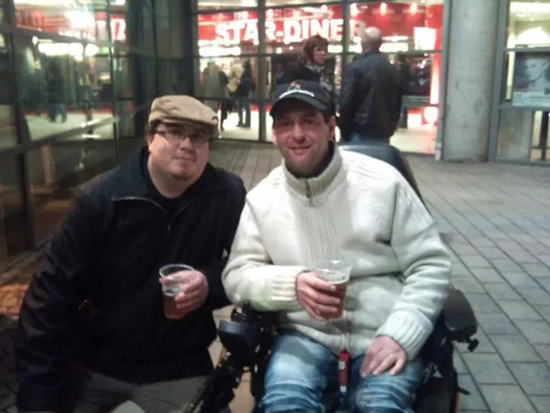 Olli und Torsten beim Konzert von The BossHoss