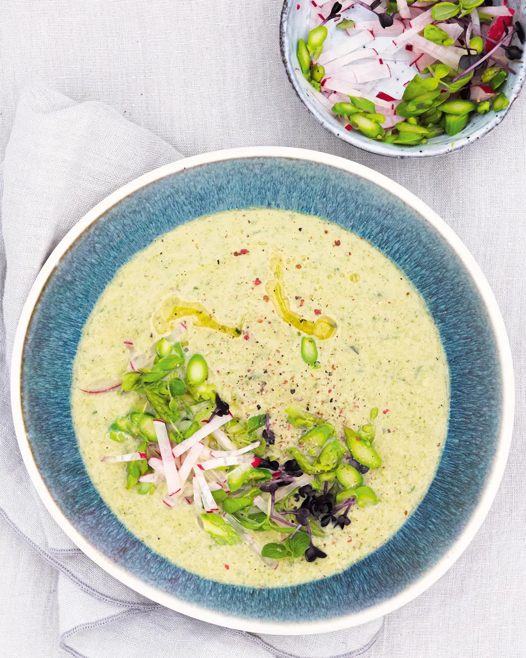 Energie mit Spargel-Fenchelsuppe